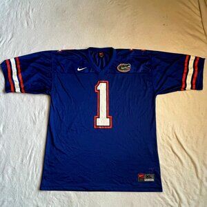 BLUE NIKE FLORIDA GATORS FOOTBALL JERSEY SIZE XL